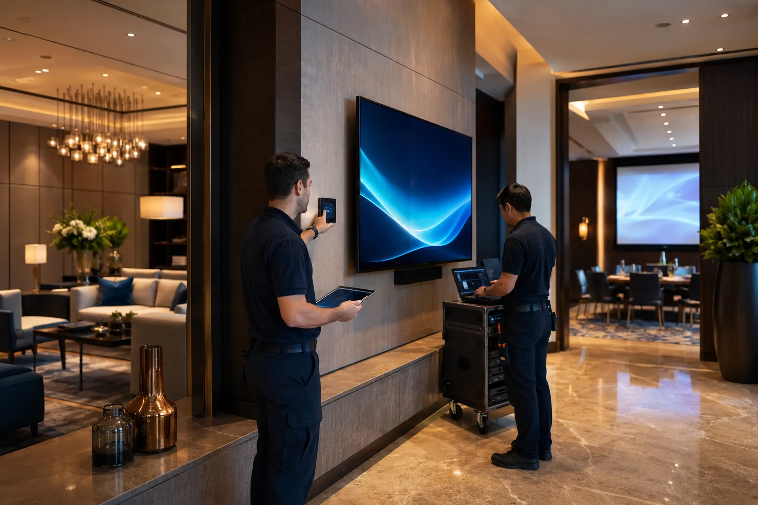 SmartClass Tech AV integration for Hospitality